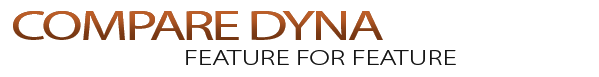 Compare Dyna Feature For Feature